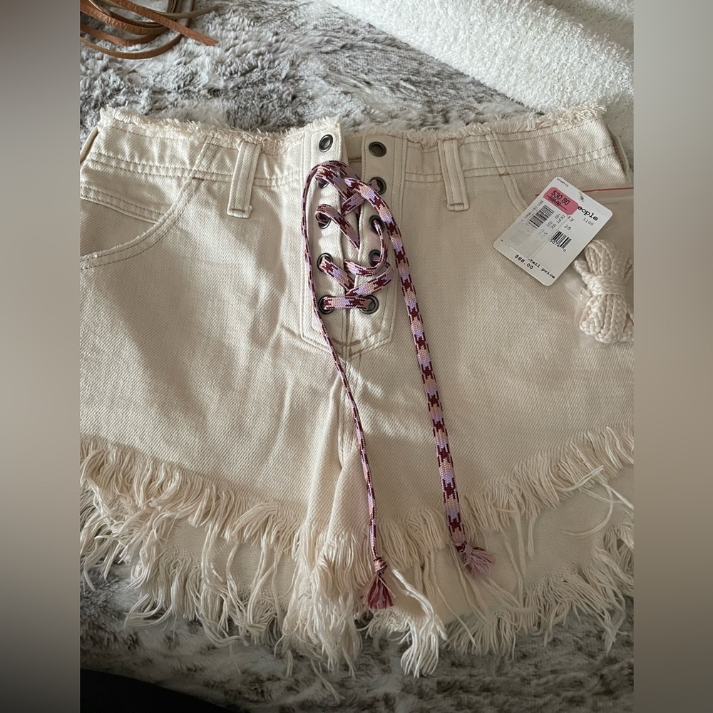 Free people brand new high waisted shorts